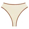 Montce Women's Neutrals Oat Terracotta Binded Paula Bikini Bottom In Multi