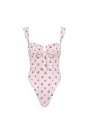 Montce Petal Underwire One-piece Swimsuit In Pink