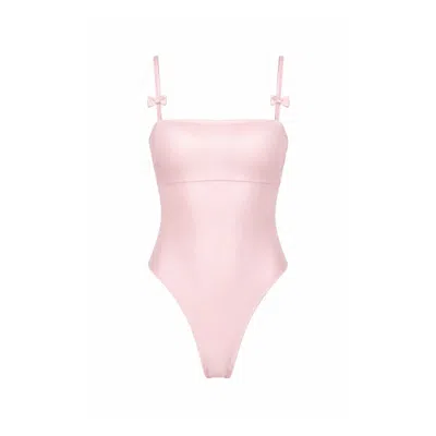 Montce Women's Pink Pale Blush Silkie Belen One-piece