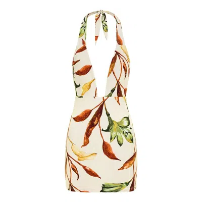 MONTCE WOMEN'S ROOTED FLORAL TROPEZ MINI DRESS