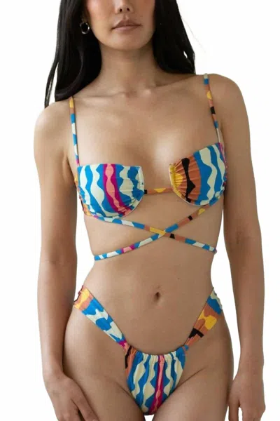 MONTCE WOMEN'S SANDRA BIKINI BOTTOM IN ABSTRACT