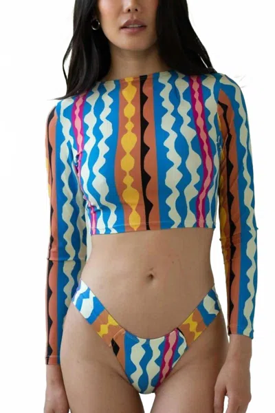 Montce Women's Uno Bikini Bottom In Abstract In Multi