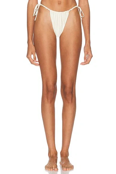 Montce X Elsa Hosk Brasil Side Tie Bikini Bottom In Multi