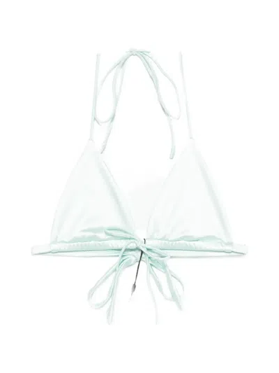 Montce X Elsa Hosk Emma Triangle-cup Bikini Top In Blue