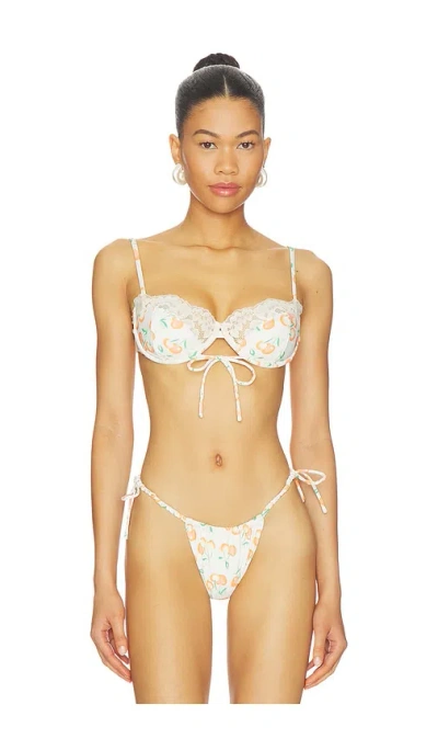 Montce X Elsa Hosk Lena Bikini Top In White