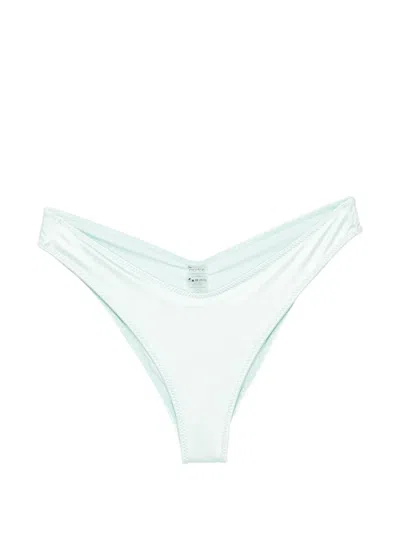 Montce X Elsa Hosk Lulu Ruched Bikini Bottoms In Blue