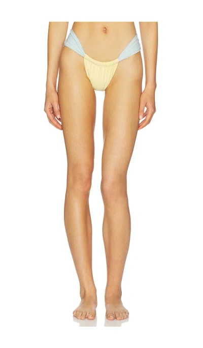 Montce X Elsa Hosk Sandra Bikini Bottom In Yellow