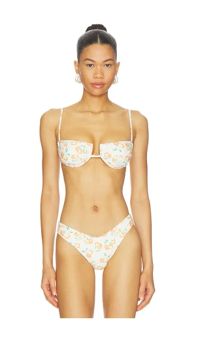 Montce X Elsa Hosk Simonette Bikini Top In Multi