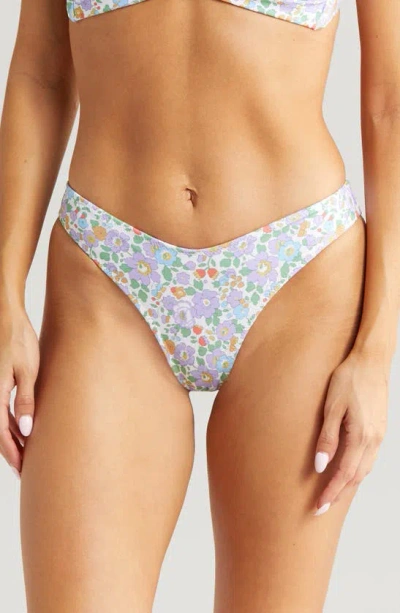 Montce X Liberty London Lulu Floral Print Bikini Bottoms In Betsy