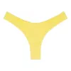 Montce Key Lime Micro Scrunch Lulu Bikini Bottom In Yellow