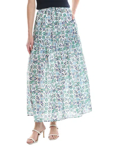 Monte And Lou Monte & Lou Charmed Maxi Skirt In White