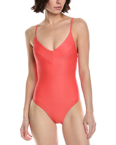 Monte And Lou Classic V One-piece In Orange