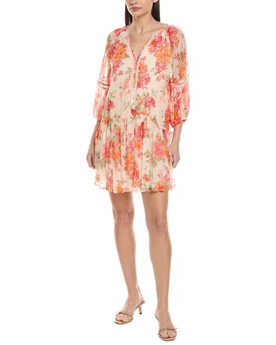 Monte And Lou Delight Mini Dress In Orange