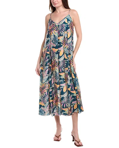 MONTE AND LOU MONTE AND LOU HUAHINE SILK-BLEND SUNDRESS