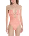 MONTE AND LOU MONTE & LOU KEYHOLE BANDEAU ONE-PIECE