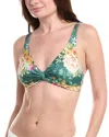 MONTE AND LOU MULTI FIT TWIST CROP BIKINI TOP