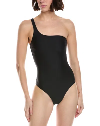 Monte And Lou Monte & Lou One-shoulder One-piece In Black