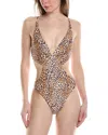MONTE AND LOU MONTE & LOU PLUNGE CUTOUT ONE-PIECE