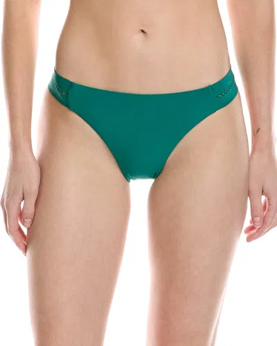 Monte And Lou Twin Band Bikini Bottom In Green