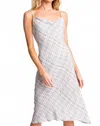 Monte Ithaca Midi Dress In Avalon In Gray