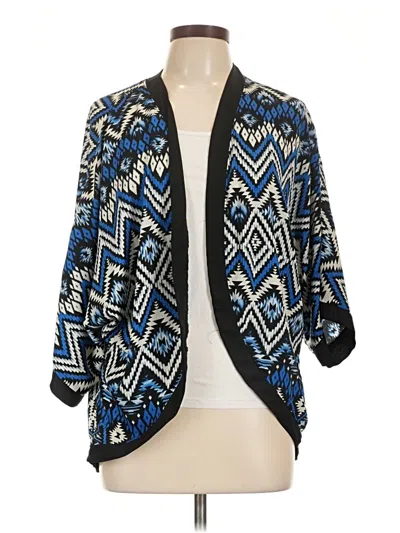 Pre-owned Monteau Cardigan Sweater In Blue