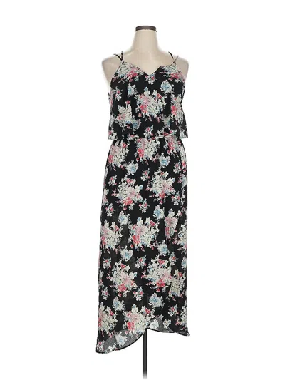 Pre-owned Monteau Casual Dress In Black