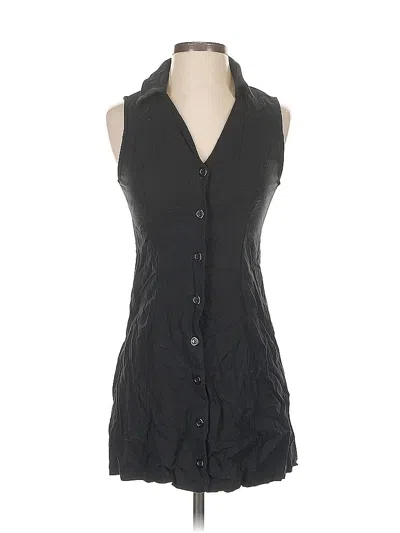 Pre-owned Monteau Casual Dress In Black
