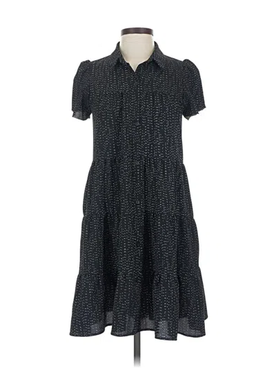 Pre-owned Monteau Casual Dress In Black