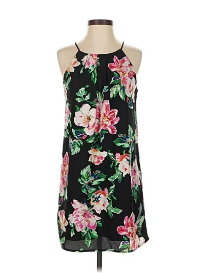 Pre-owned Monteau Casual Dress In Black