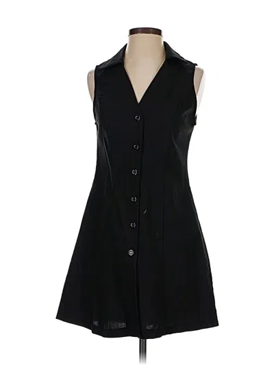 Pre-owned Monteau Casual Dress In Black