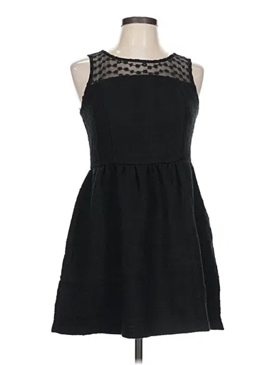 Pre-owned Monteau Casual Dress In Black