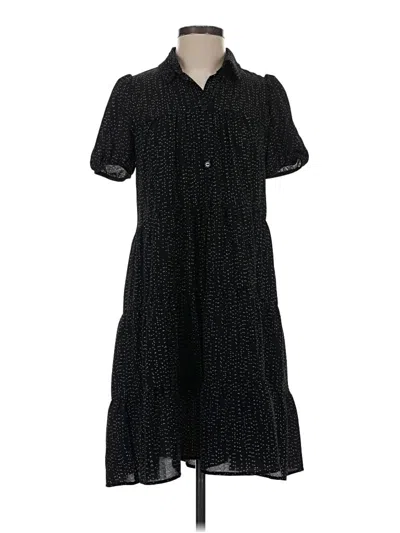 Pre-owned Monteau Casual Dress In Black