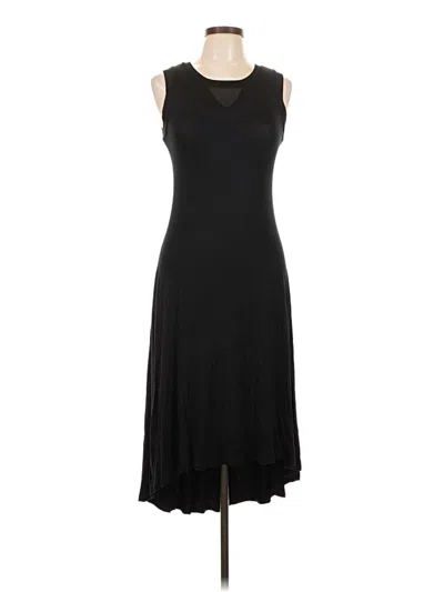 Pre-owned Monteau Casual Dress In Black