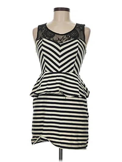 Pre-owned Monteau Casual Dress In Black