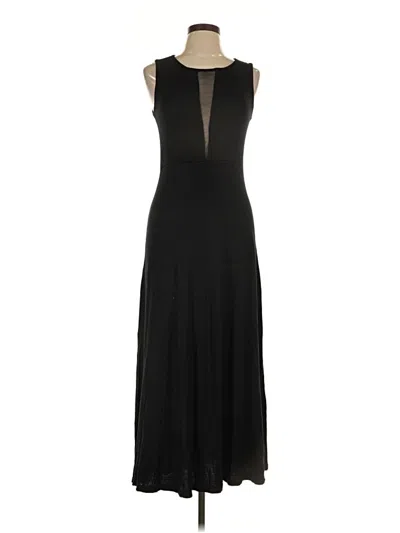 Pre-owned Monteau Casual Dress In Black