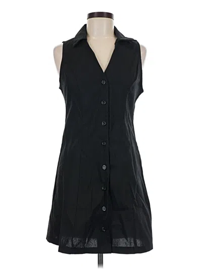 Pre-owned Monteau Casual Dress In Black