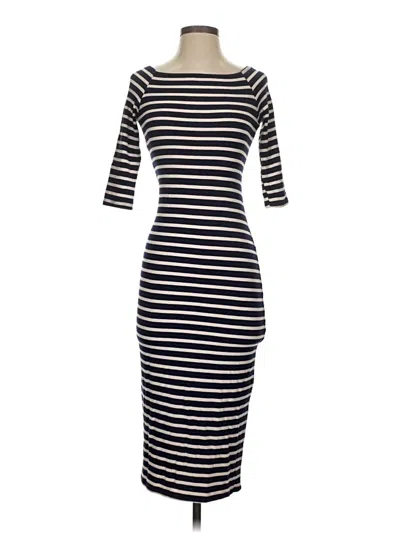 Pre-owned Monteau Casual Dress In Black