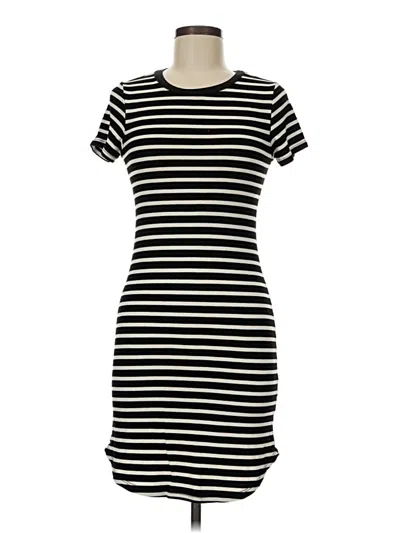Pre-owned Monteau Casual Dress In Black