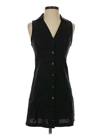 Pre-owned Monteau Casual Dress In Black