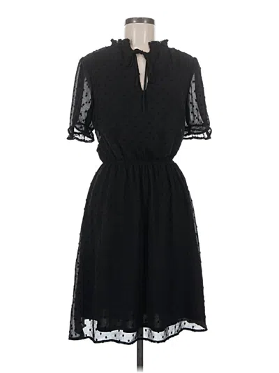 Pre-owned Monteau Casual Dress In Black