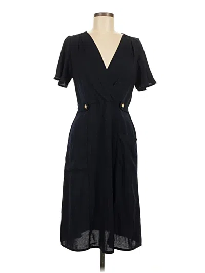 Pre-owned Monteau Casual Dress In Black