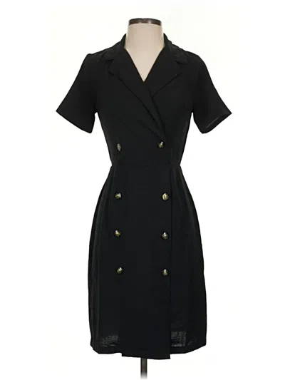 Monteau Casual Dress In Black