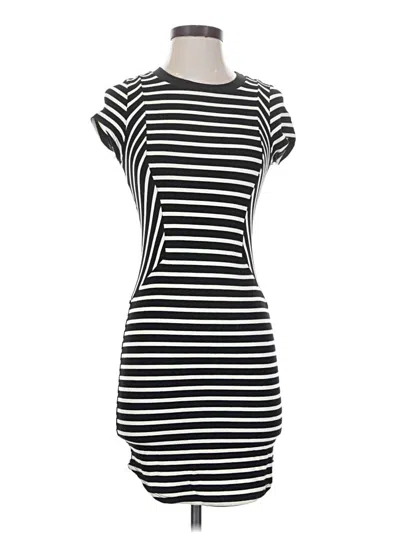Pre-owned Monteau Casual Dress In Black