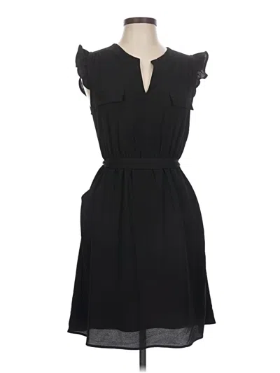 Pre-owned Monteau Casual Dress In Black