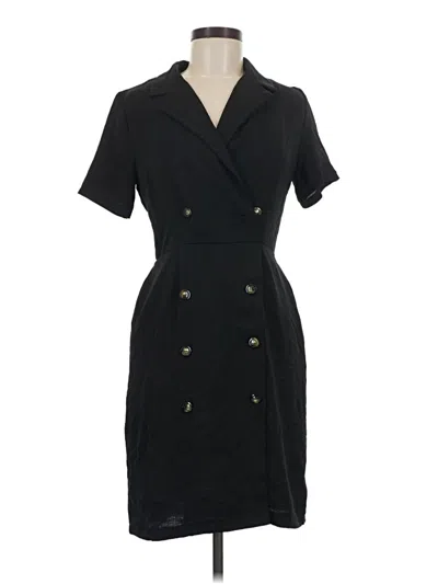 Pre-owned Monteau Casual Dress In Black