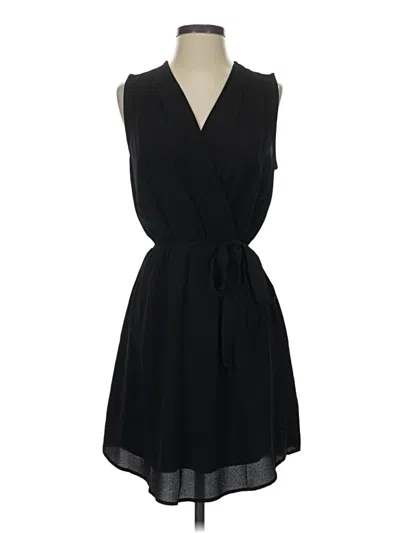 Pre-owned Monteau Casual Dress In Black