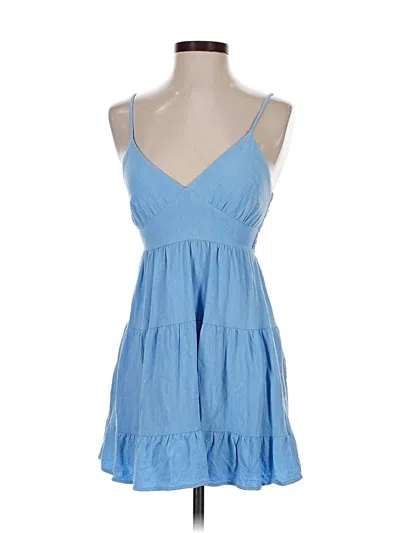 Pre-owned Monteau Casual Dress In Blue