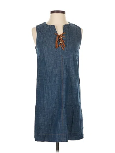 Pre-owned Monteau Casual Dress In Blue