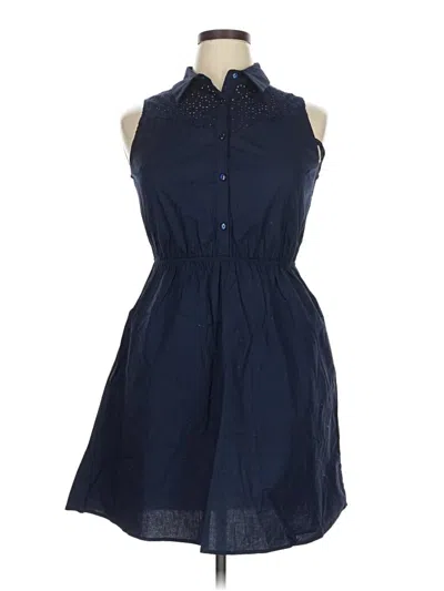 Pre-owned Monteau Casual Dress In Blue