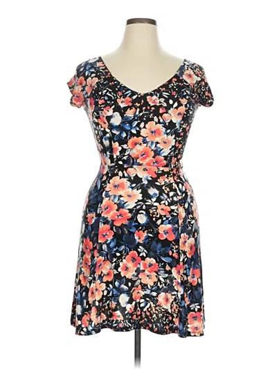 Pre-owned Monteau Casual Dress In Blue